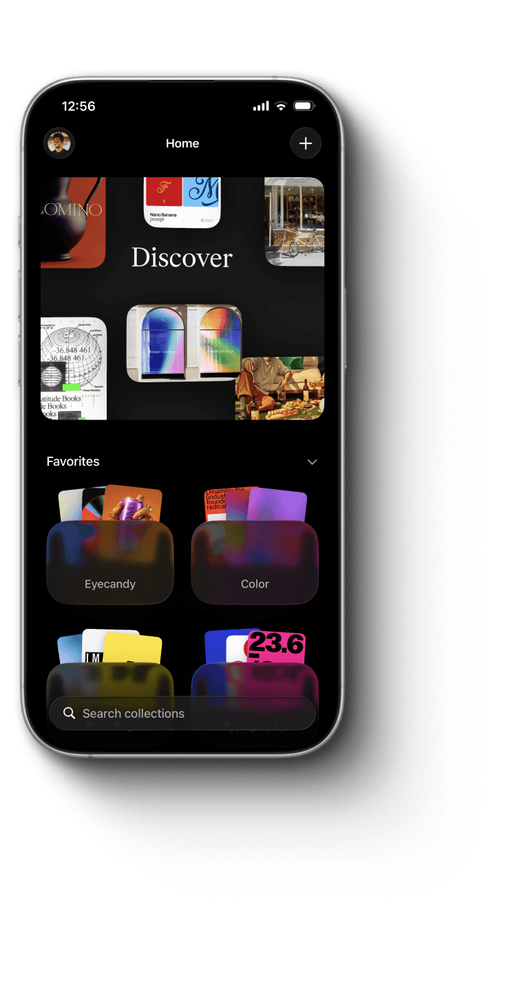 Recollect mobile app showing collections
